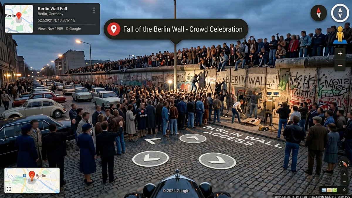Google Street View Style AI Images