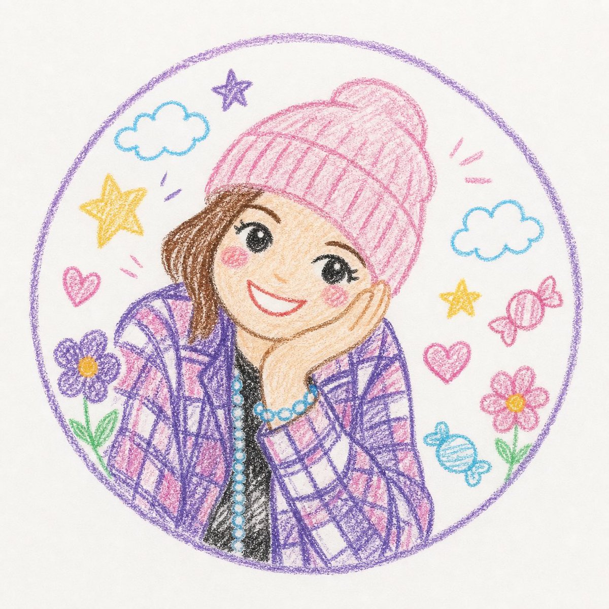 Recreate the Entire Image Using a Crayon Drawing Style
