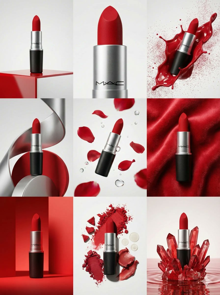 High-End 3x3 Ad Campaign Grid for Any Product