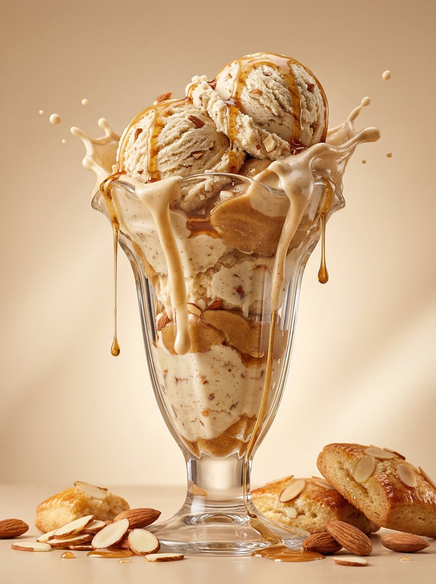 Hyper-realistic Ice Cream Sundae Dessert Poster